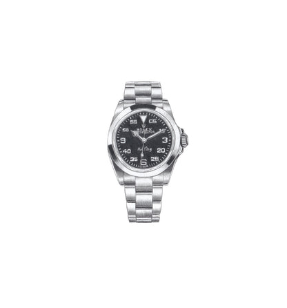 Graphite drawing artwork of luxury Rolex watches by Daniel McMahon