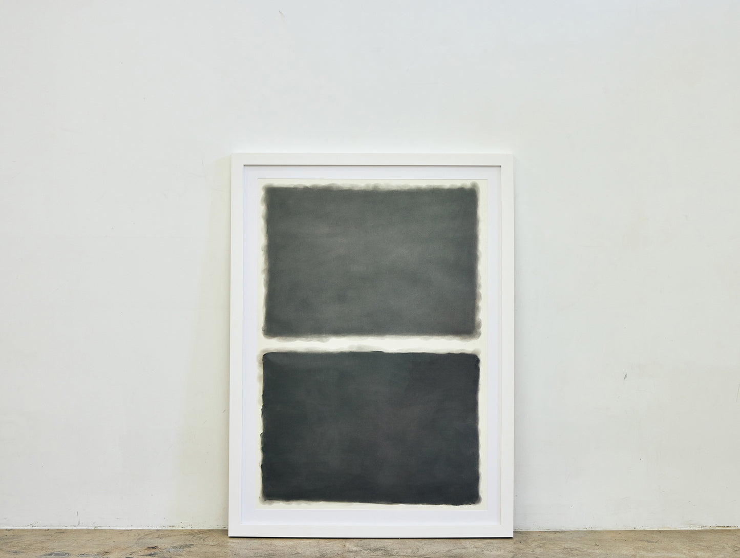 Large graphite abstract artwork exploring tonal depth by Daniel McMahon