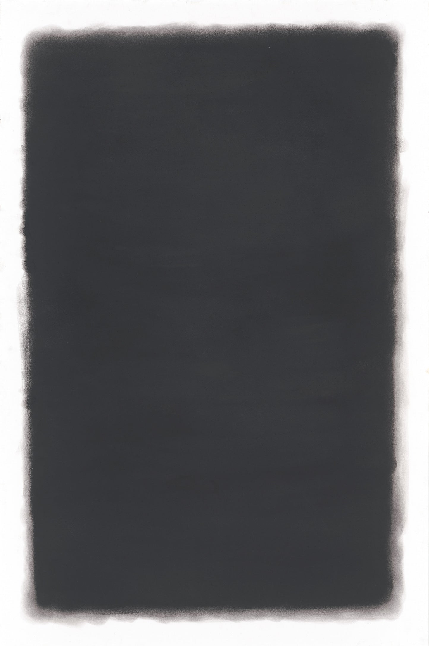Large graphite abstract artwork exploring tonal depth by Daniel McMahon