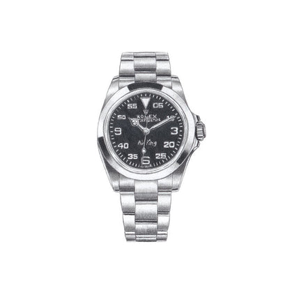 the graphiteline simple Rolex Air King