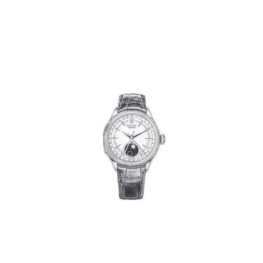 the graphiteline simple Rolex Cellini Moonphase