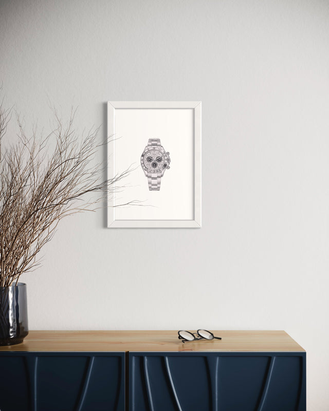 the graphiteline simple Rolex Cosmograph Daytona (Steel Band)