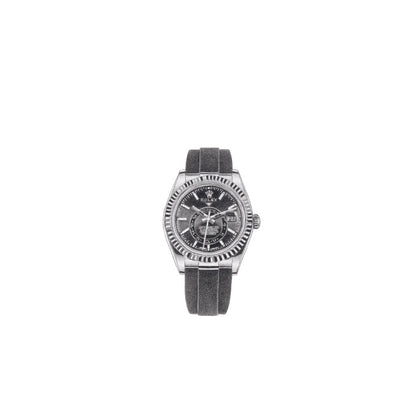 the graphiteline simple Rolex Skydweller