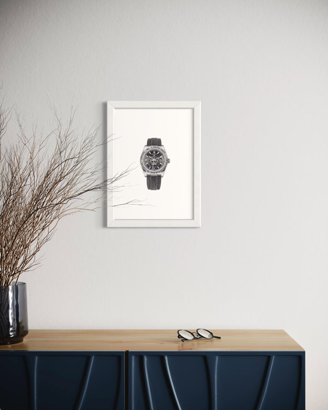 the graphiteline simple Rolex Skydweller